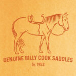 Billy Cook t-shirt design featuring a horse wearing an abstract saddle made using a B and a C